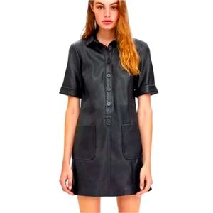 Zara Black Short Sleeve Dress